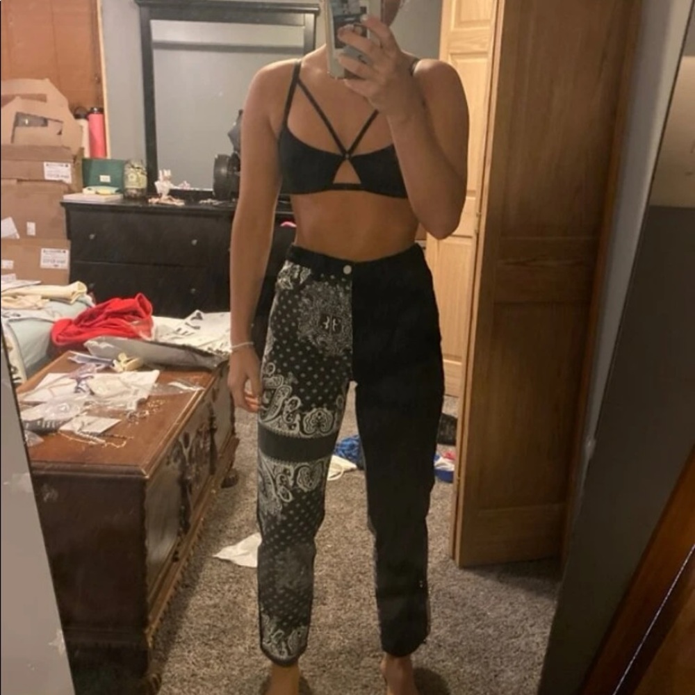 Bandana Print jeans